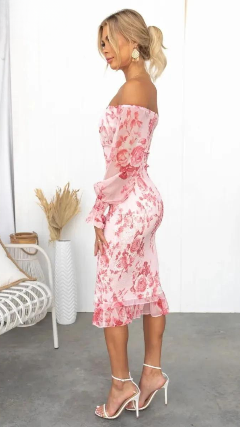 ELARA | CLASSIC MIDI DRESS 