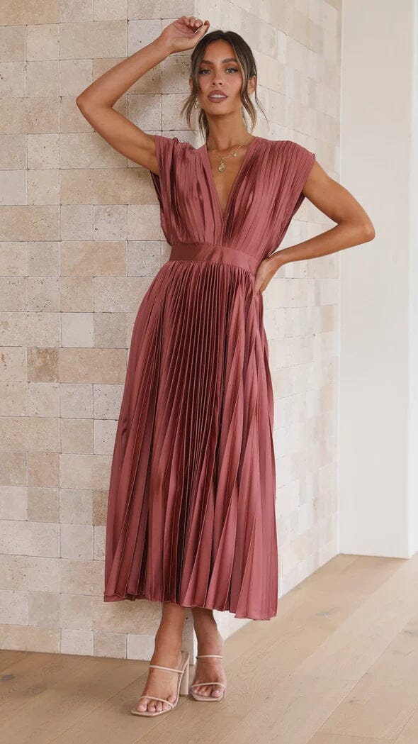 FELICIA | ELEGANT MIDI DRESS 