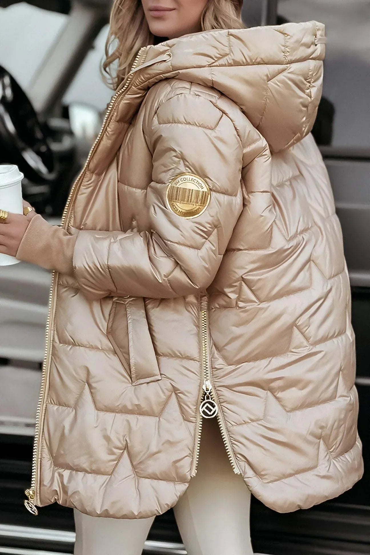 Nolwen™ | Elegant Padded Winter Coat with Hood 