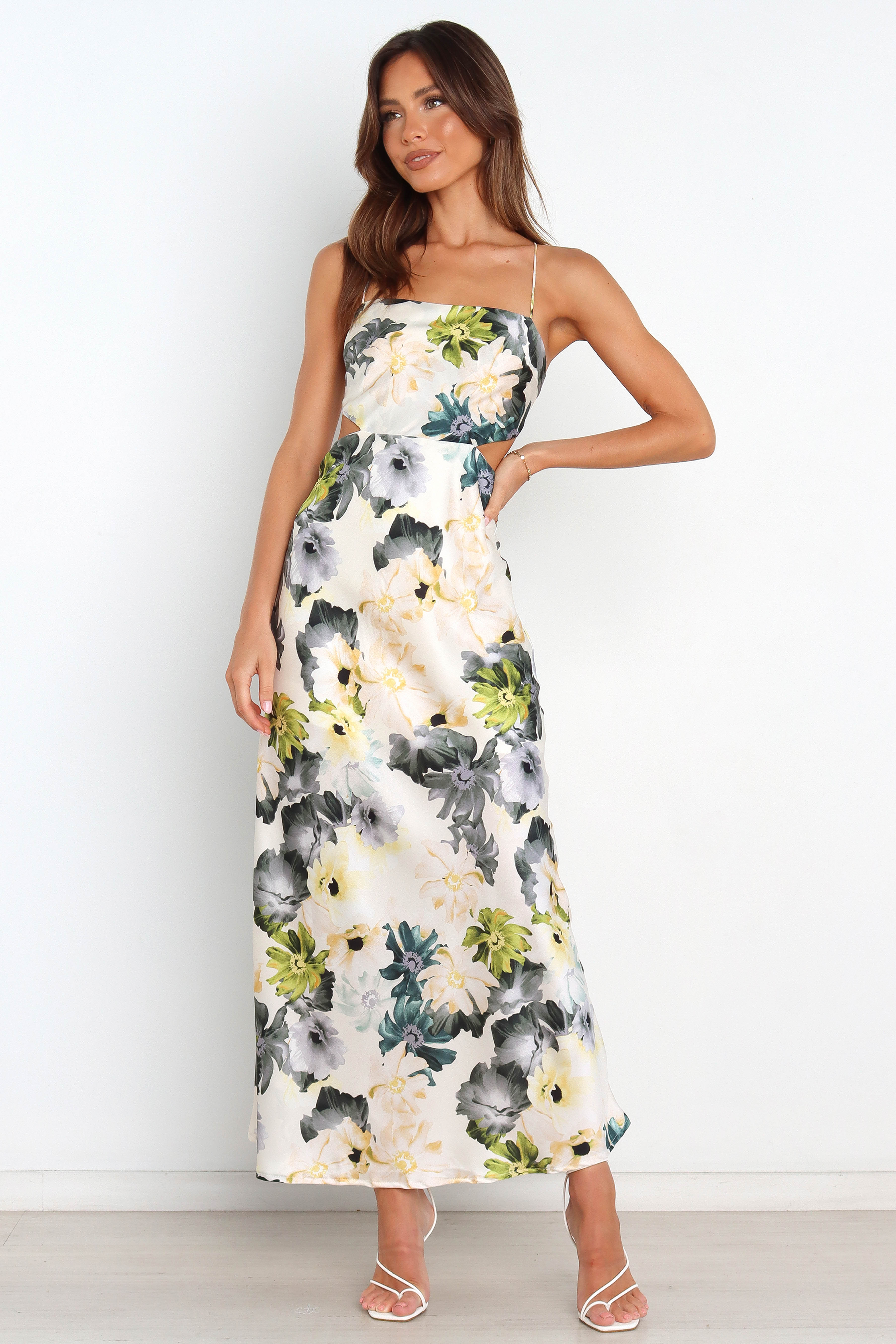 ALINA | FLORAL PRINT MAXI DRESS 