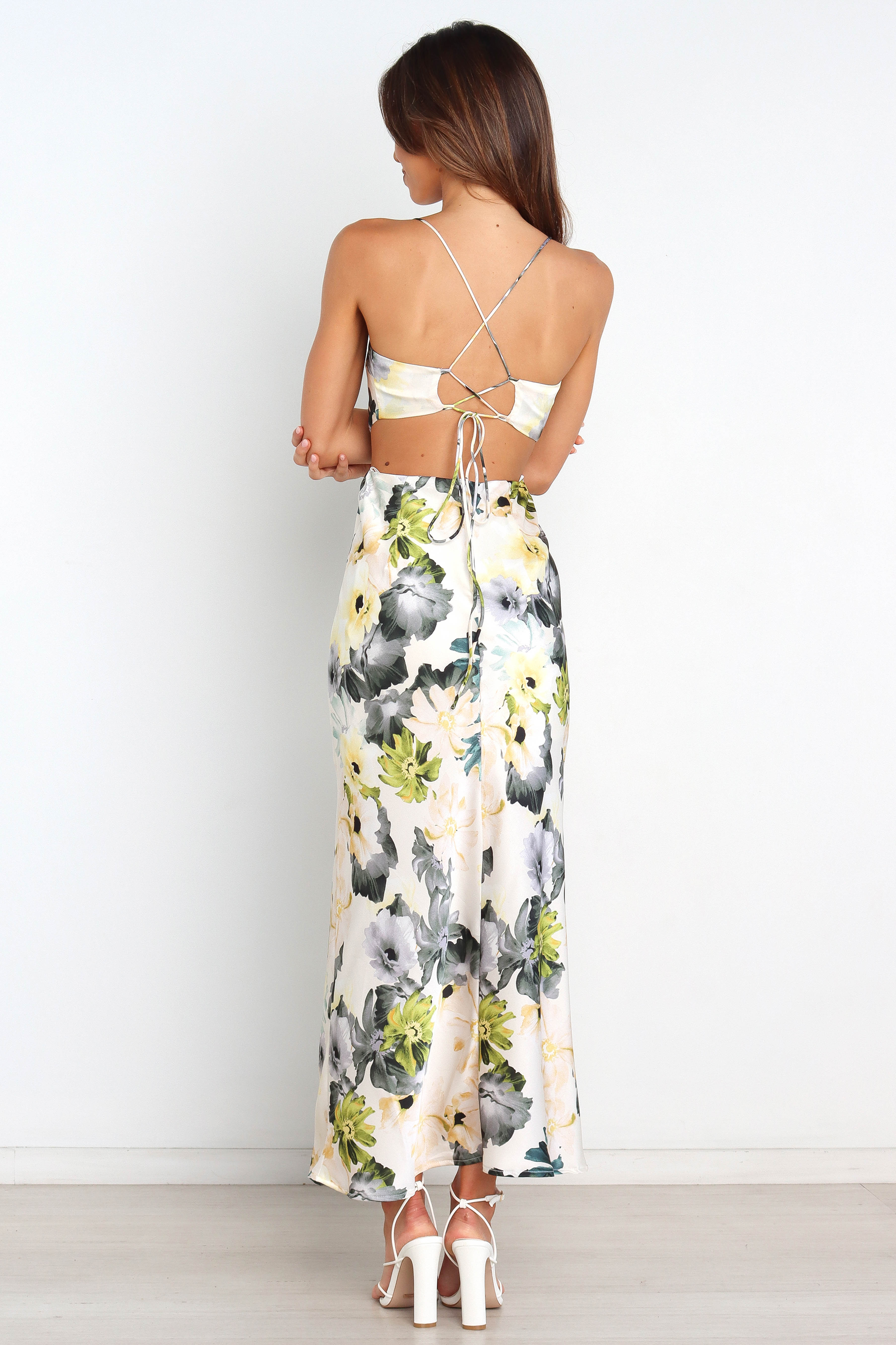 ALINA | FLORAL PRINT MAXI DRESS 