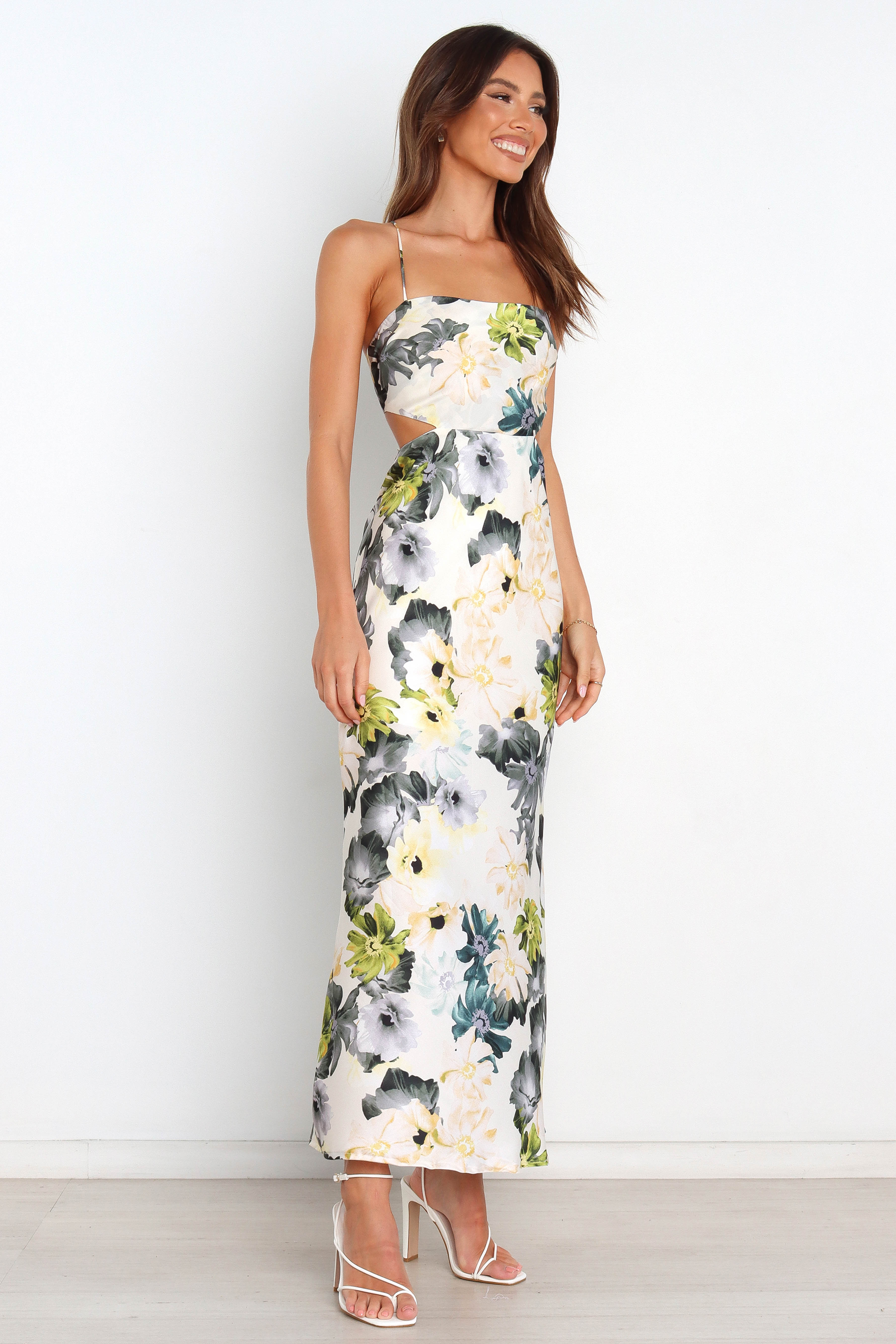ALINA | FLORAL PRINT MAXI DRESS 