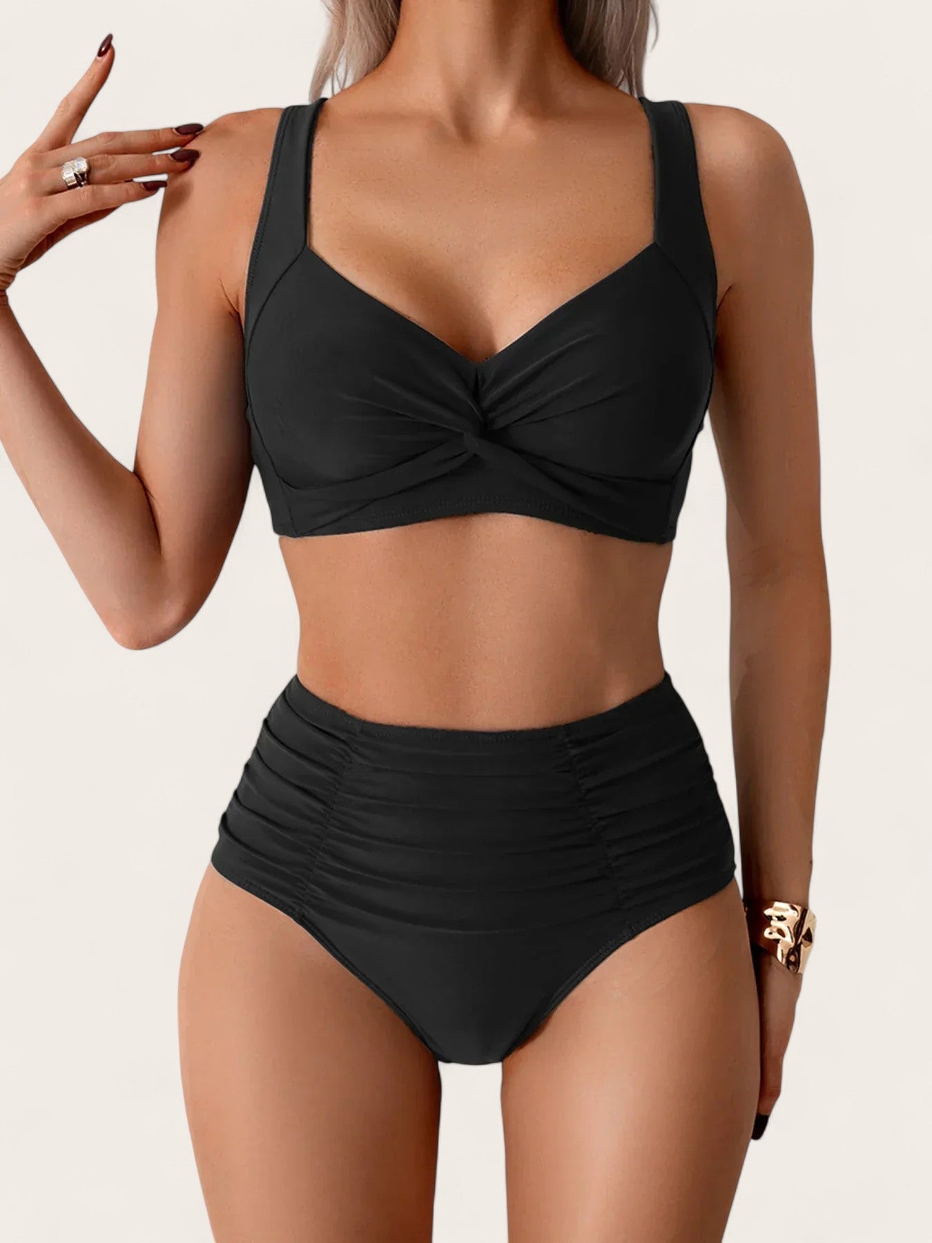 Nolwenn | Bandeau Bikini with Frills 